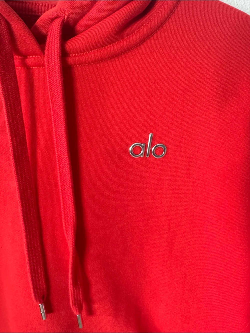 Alo Women's Bright Red Accolade Hoodie - Picture 7 of 7